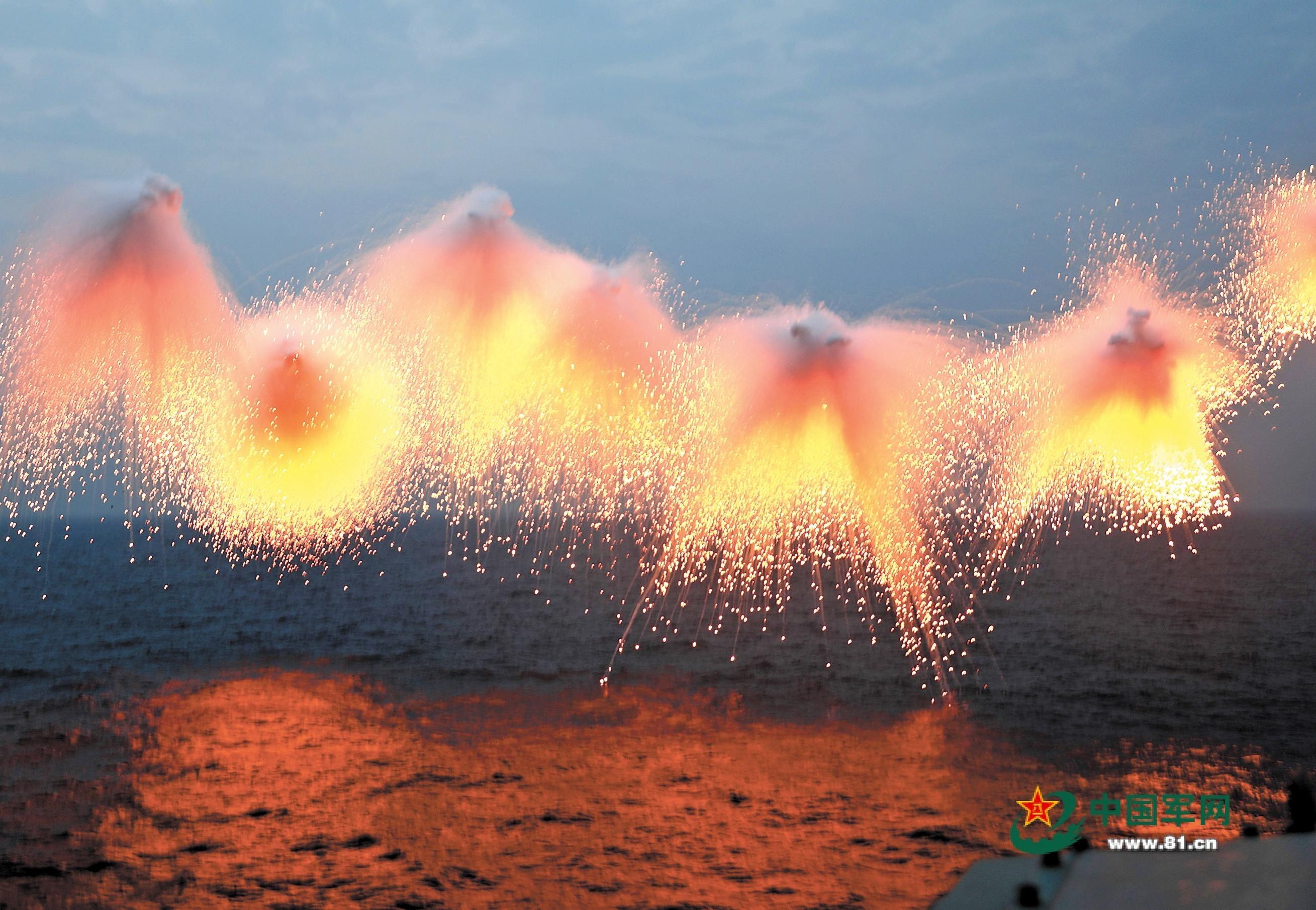 海軍某支隊(duì)艦艇編隊(duì)全科目考核影像